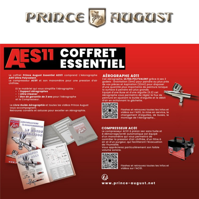 Coffret Essentiel Ultra Polyvalent Prince August AES11 - Maketis Coffret Essentiel Ultra Polyvalent Prince August AES11 - Maketis