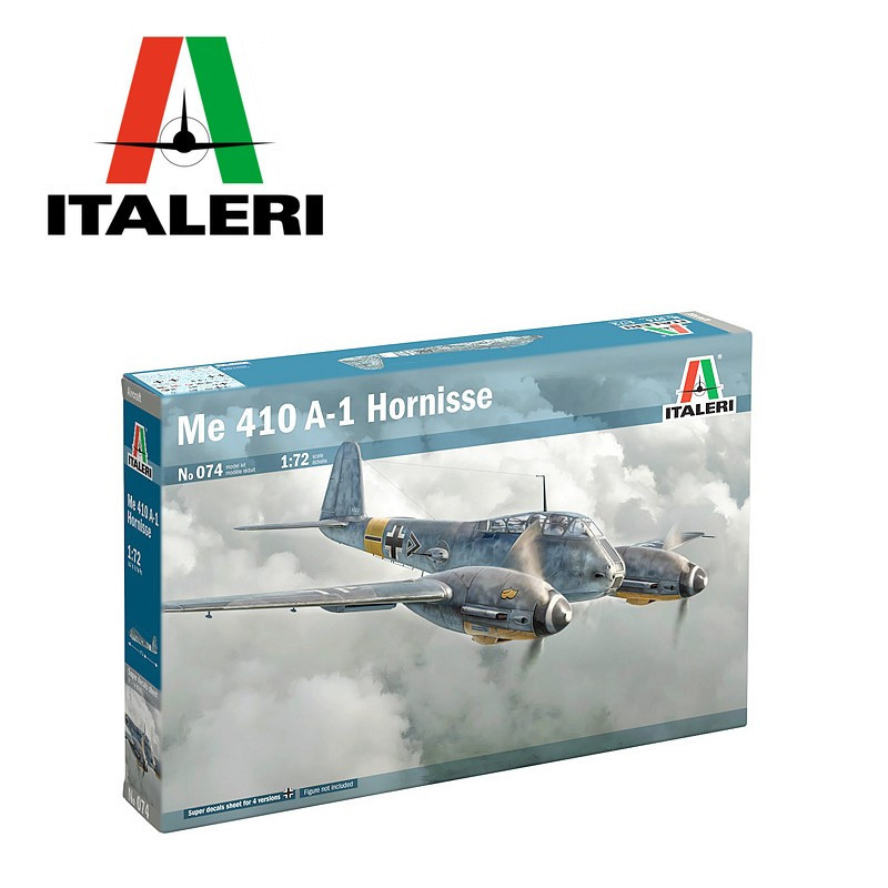 Avion de combat Me 410 A-1 Hornisse WWII 1/72 Italeri 074 - Maketis