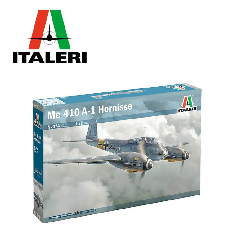 Kampfflugzeug Me 410 A-1 Hornisse WWII 1/72 Italeri 074 - Maketis