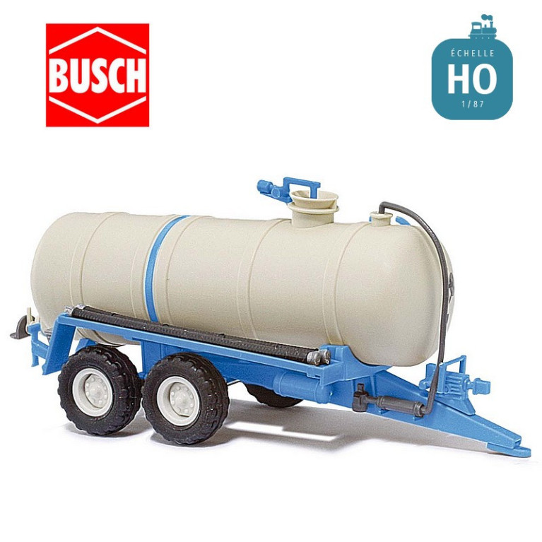 Remorque-citerne agricole HTS 100 pour épandage du lisier liquide HO Busch 42867 - Maketis