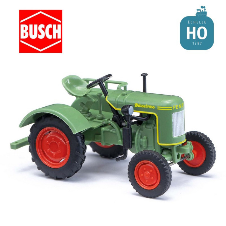 Tracteur Fendt F15 Diesel Ross 1951 HO Busch 54150 - Maketis