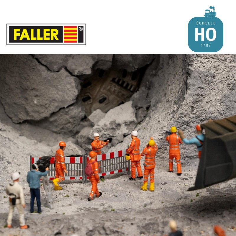 HO Faller tunnel workers 151851 - Maketis