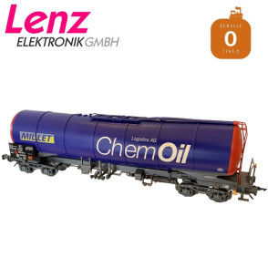 Wagon citerne Zacns MILLET ChemOil SNCF Ep IV échelle O LENZ 42323-31