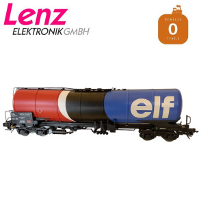 Wagon citerne Zacns Transrail ELF SNCF Ep IV échelle O LENZ 42323-32
