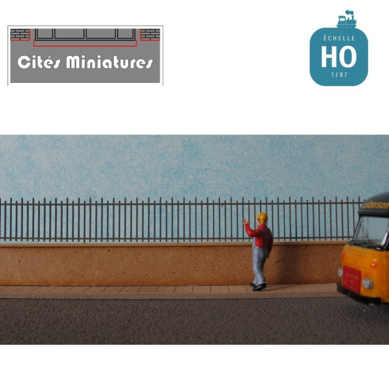 Grilles mi-hauteur & portails en fer forgé type 2 ed-051-HO-1 - Maketis Grilles mi-hauteur & portails en fer forgé type 2 ed-051-HO-1 - Maketis