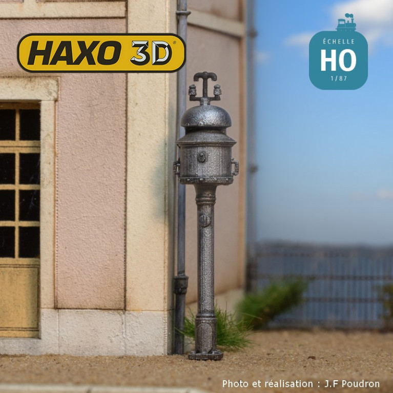 Cloche d'annonce de gare ou pour passage à niveau avec isolateur sur le dôme HO Haxo 3D 345061 - Maketis Cloche d'annonce de gare ou pour passage à niveau avec isolateur sur le dôme HO Haxo 3D 345061 - Maketis