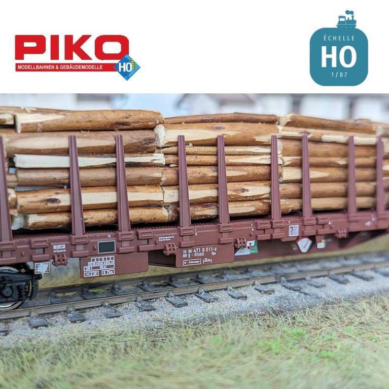 Logging wagon T642 RSBG Ep VI HO PIKO P24610 - Maketis