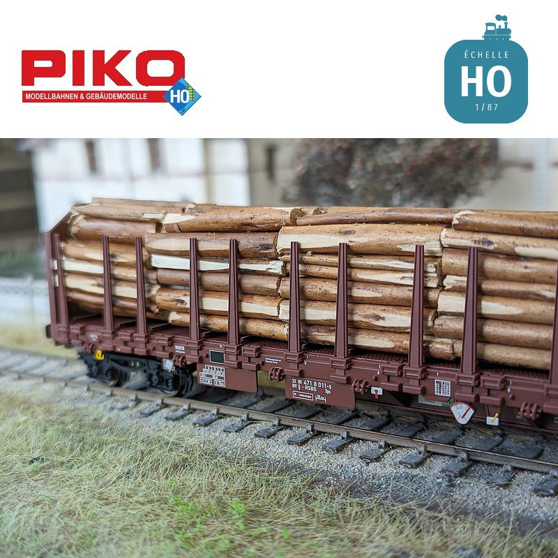 Holztransporter Wagen T642 RSBG Ep VI HO PIKO P24610 - Maketis