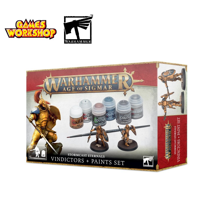 Vindictors + set de peinture Age of Sigmar Warhammer Games Workshop 60-10 - Maketis