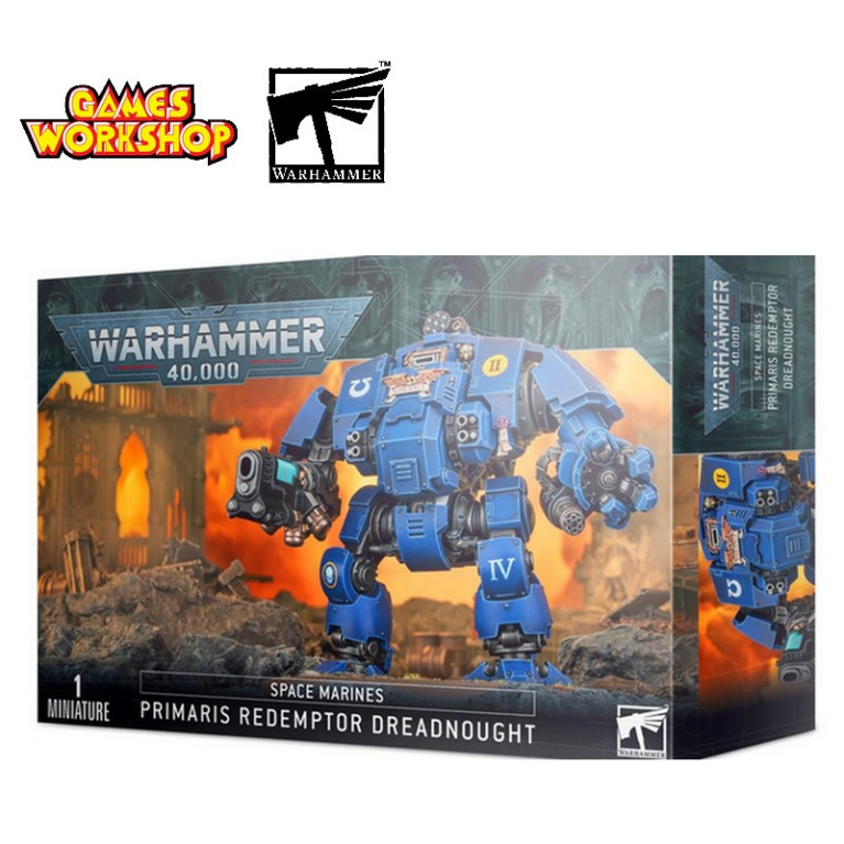 Dreadnought Redemptor Space Marines Primaris Warhammer Games Workshop 48-77 - Maketis