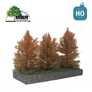 Grands buissons hauteur 7-11cm orange 3pcs MBR 50-4020 - Maketis