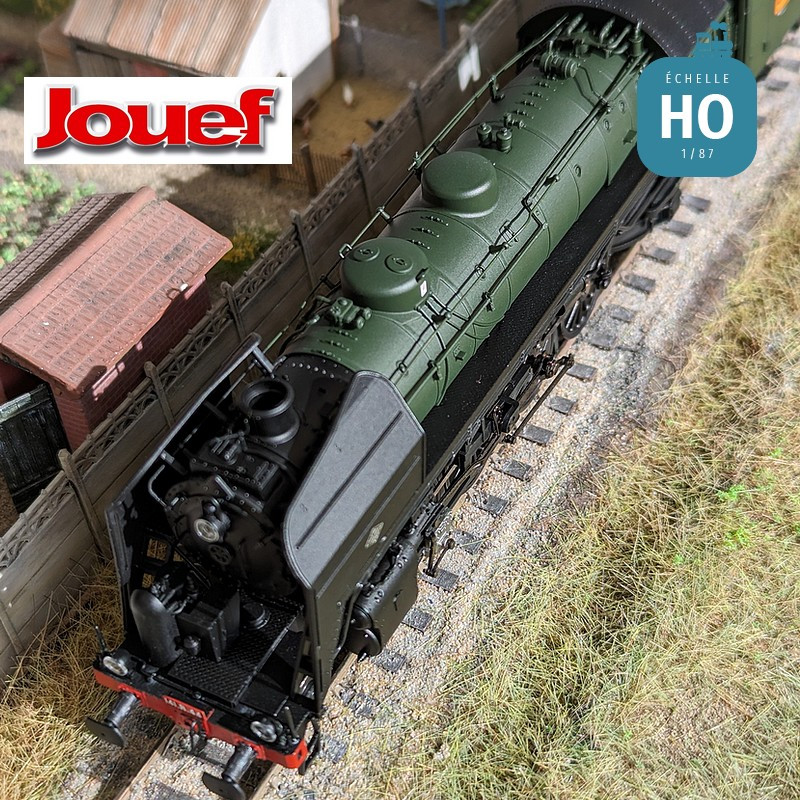 Dampflokomotive 141 R 44 mit Kohletender Depot Sarreguemines SNCF Ep III Analog Jouef HJ2430 - Maketis
