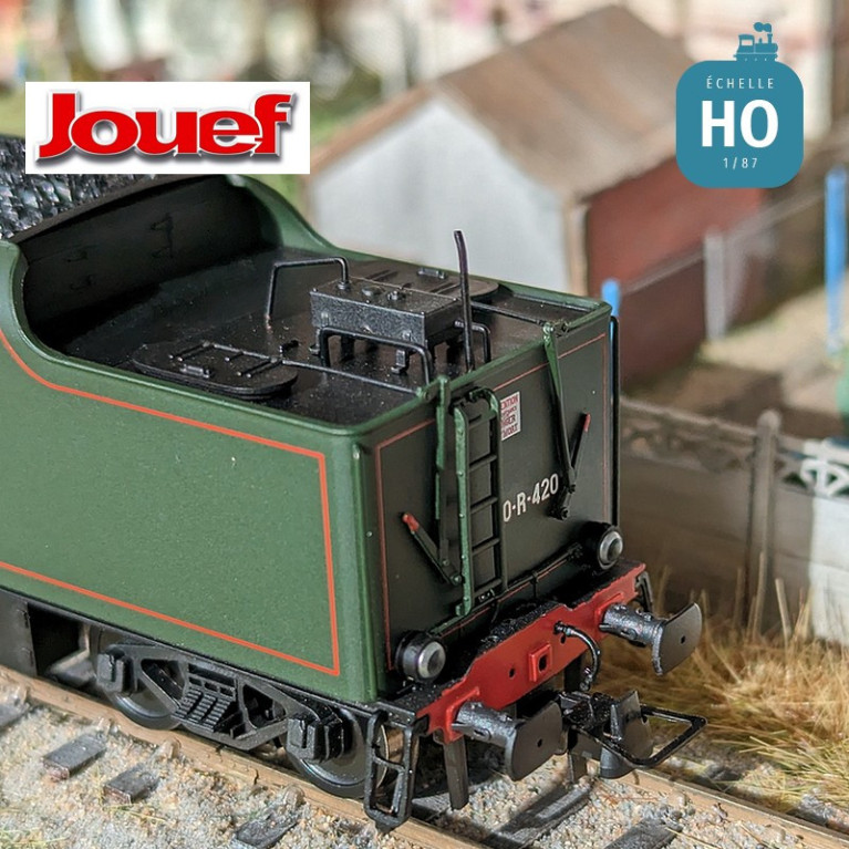 Dampflokomotive 141 R 420 mit Kohletender SNCF Ep V Digital son HO Jouef HJ2432S - Maketis
