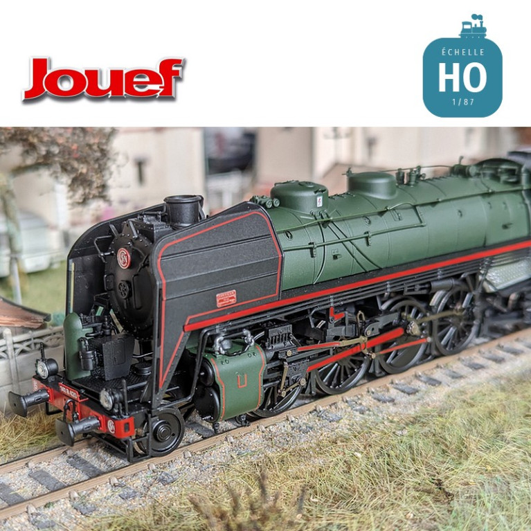 Steam locomotive 141 R 420 with coal tender SNCF Ep V Analog HO Jouef HJ2432 - Maketis