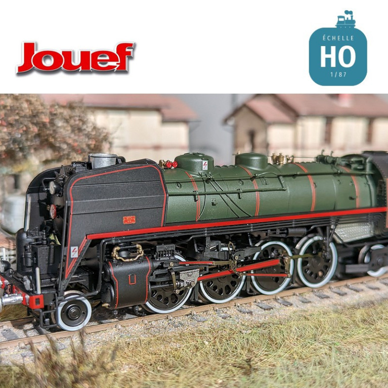 Dampflokomotive 141 R 1244 mit SNCF Fuel Tender Ep V Analog HO Jouef HJ2433 - Maketis