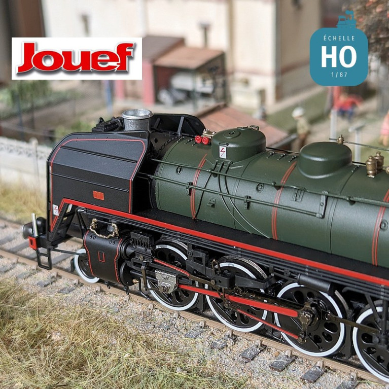 Dampflokomotive 141 R 1244 mit SNCF Fuel Tender Ep V Analog HO Jouef HJ2433 - Maketis