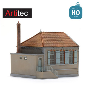 Extension école communale pour la mairie française en Kit HO Artitec 10.434 - Maketis