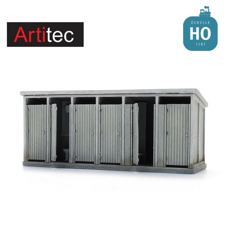 Bloc douche et WC camping en Kit HO Artitec 10.435 - Maketis