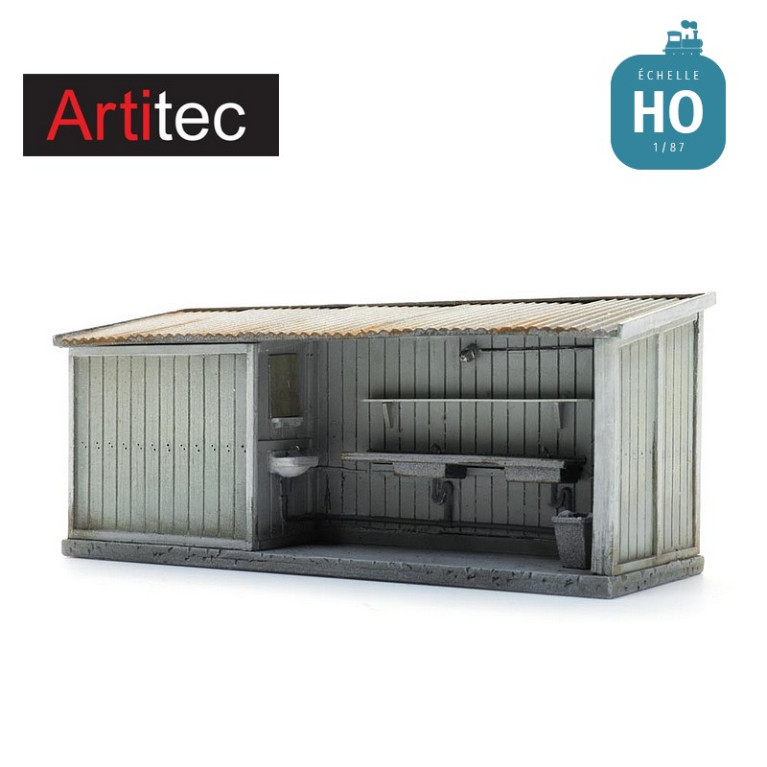 Bloc douche et WC camping en Kit HO Artitec 10.435 - Maketis