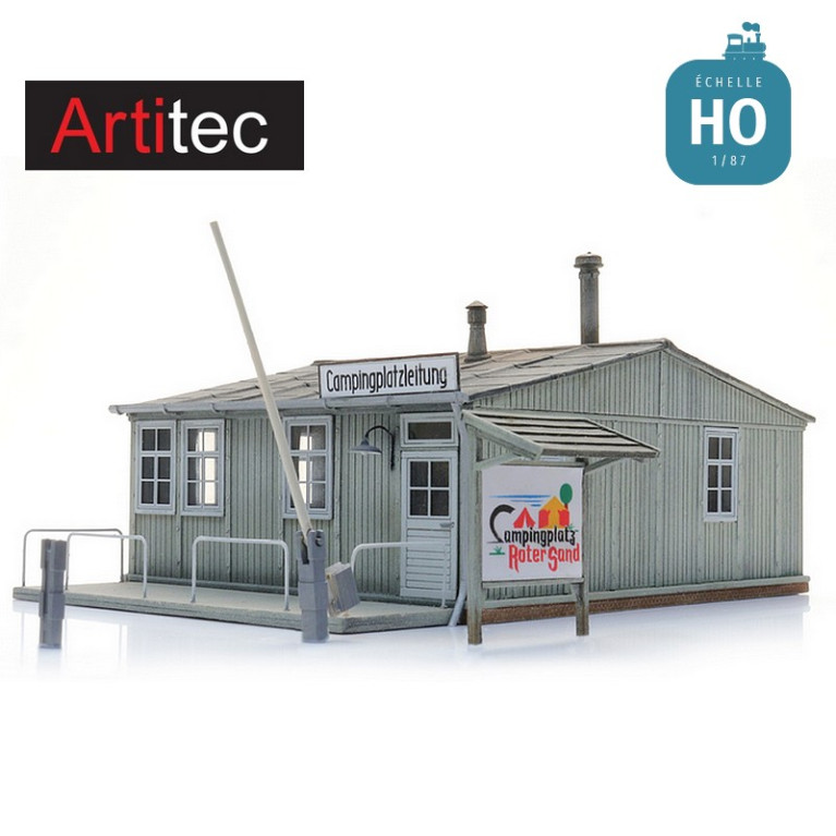 Accueil et Cafétéria Camping en Kit HO Artitec 10.436 - Maketis Accueil et Cafétéria Camping en Kit HO Artitec 10.436 - Maketis