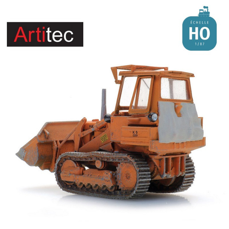 Chargeuse sur chenilles Hanomag K5 cabine fermée HO Artitec 387.564 - Maketis