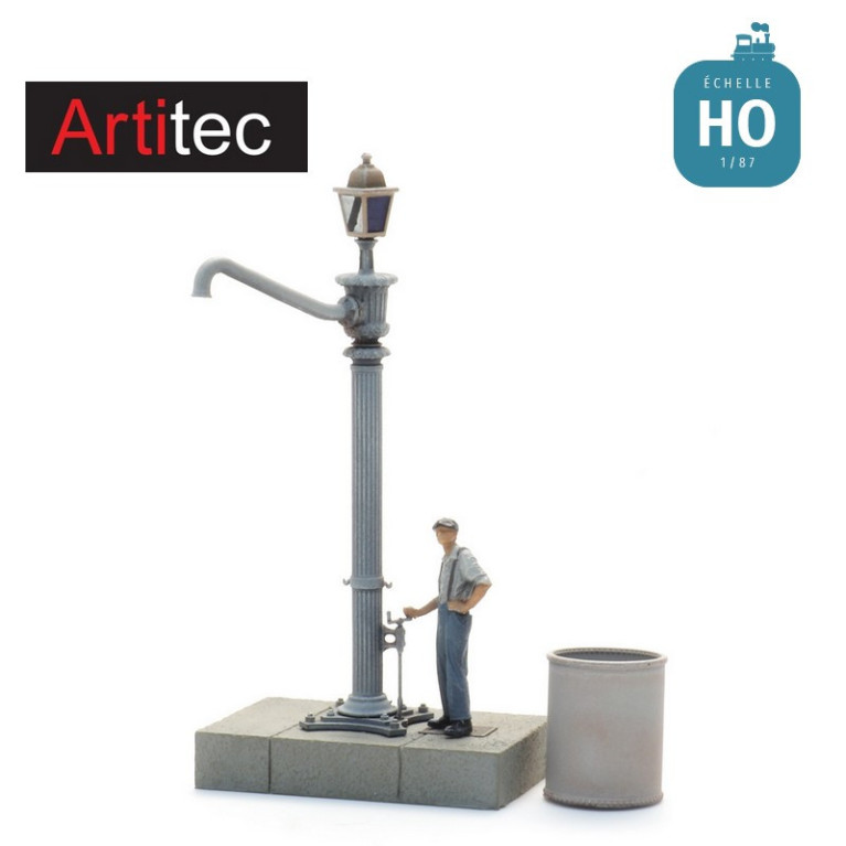 Grue à eau PLM M-12 et figurine HO Artitec 387.590