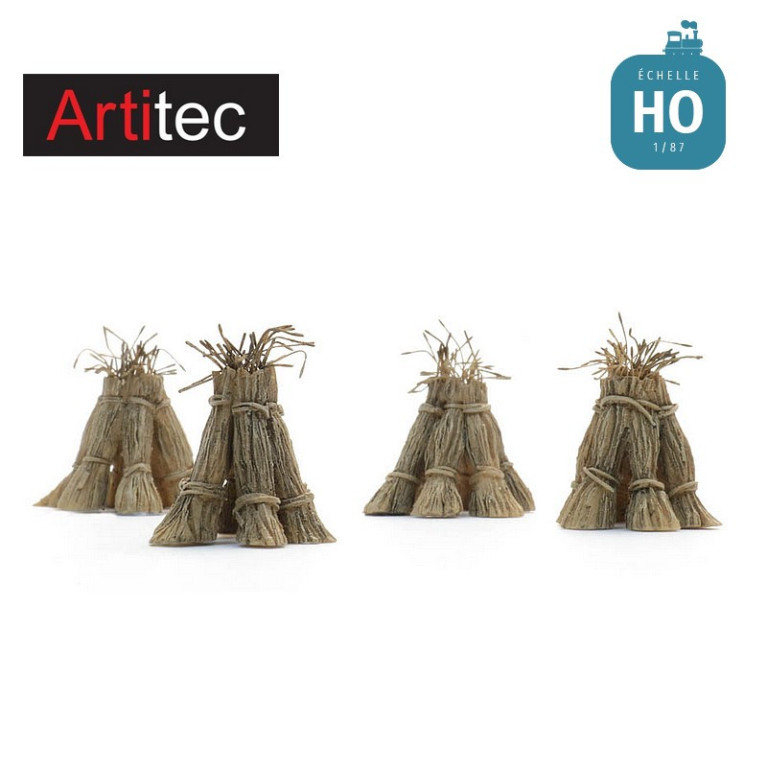 Gerbes de blé 4 pcs HO Artitec 387.600 Gerbes de blé 4 pcs HO Artitec 387.600