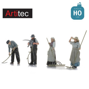 Faucheurs avec faux 4 pcs HO Artitec 5870073
