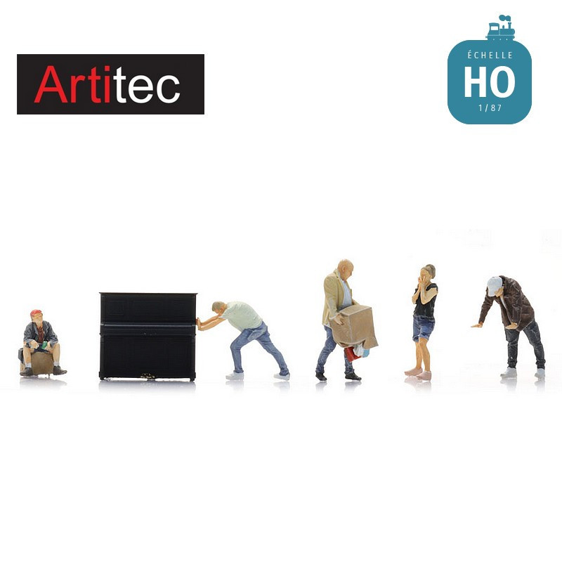 Déménageurs 5 pcs HO Artitec 5870099
