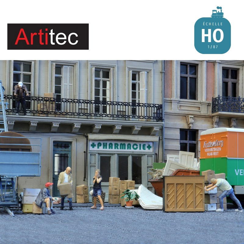Déménageurs 5 pcs HO Artitec 5870099