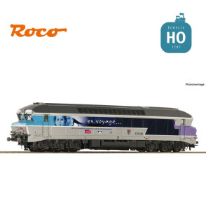 Locomotive diesel CC 72130 SNCF Ep V-VI Analogique HO Roco 7300027 - Maketis