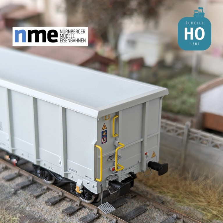 Offener Güterwagen Eamnos 57m³ GATX hellgrau Ep VI HO NME 541602 - Maketis