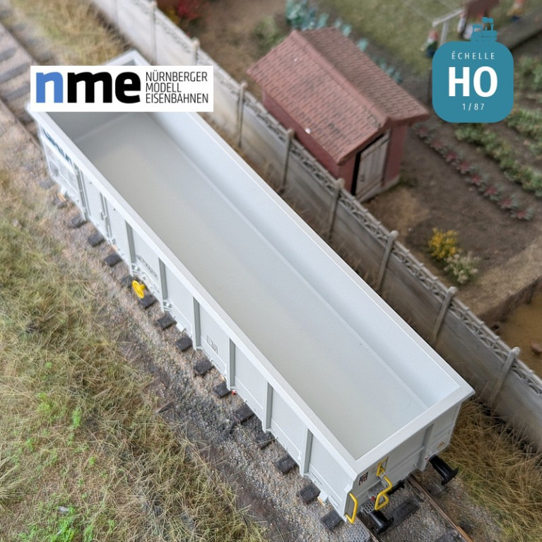 Wagon tombereau Eamnos 57m³ GATX gris clair Ep VI HO NME 541602 - Maketis Wagon tombereau Eamnos 57m³ GATX gris clair Ep VI HO NME 541602 - Maketis
