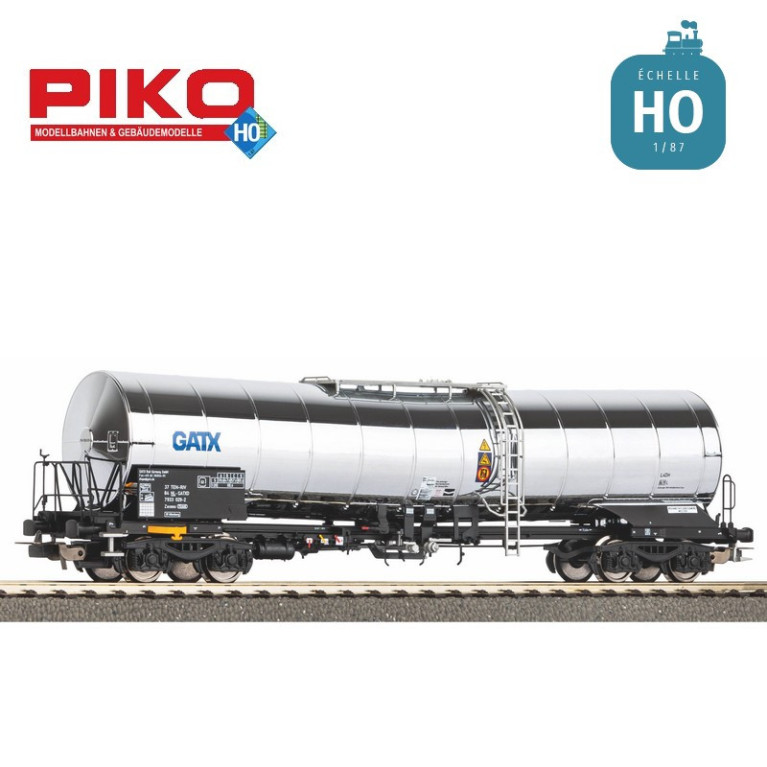 Wagon citerne Zacns pour produits chimiques GATX Ep VI HO Piko 24614 Wagon citerne Zacns pour produits chimiques GATX Ep VI HO Piko 24614