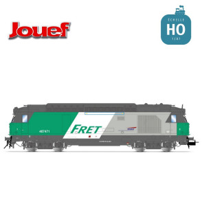 Locomotive diesel BB 467460 livrée FRET SNCF Ep VI Analogique HO Jouef HJ2342