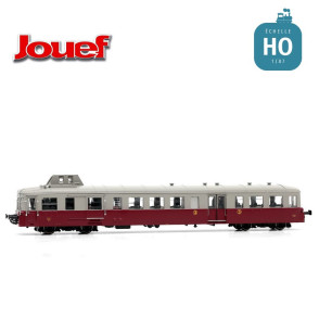 Autorail diesel X 3800 "Picasso" rouge rubis/gris perle SNCF Ep IIIb Analogique HO Jouef HJ2616 - Maketis