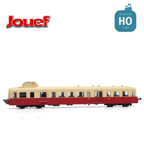Autorail diesel X 3800 "Picasso"  rouge/beige SNCF Ep III Analogique HO Jouef HJ2617