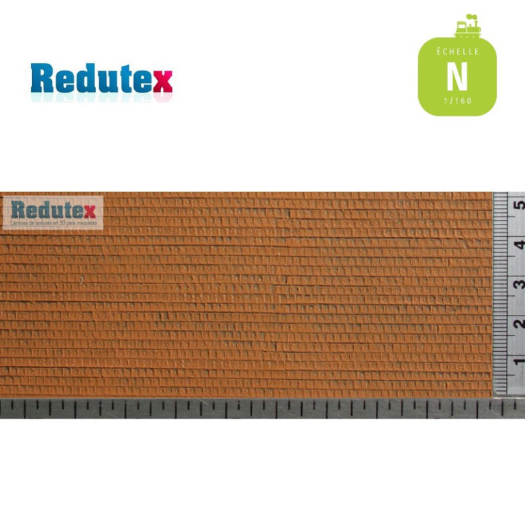Tuiles mécaniques losangées orange N (1/160) Redutex 160TF112 - Maketis Tuiles mécaniques losangées orange N (1/160) Redutex 160TF112 - Maketis