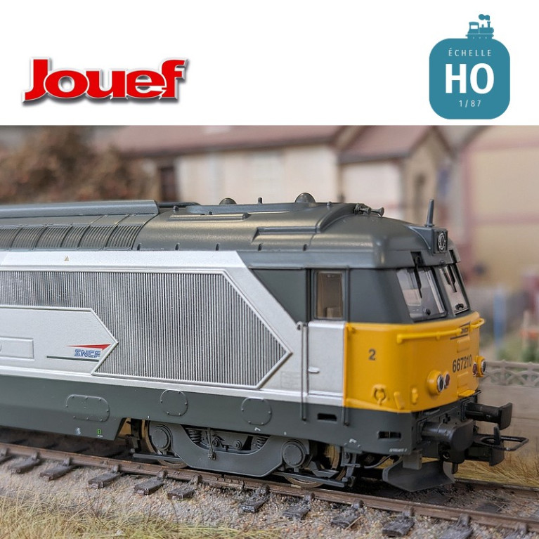 Locomotive diesel BB 67210 livrée "Infra Structure" SNCF Ep V Digital son HO Jouef HJ2448S - Maketis