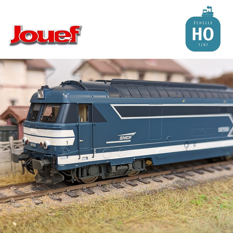 Diesel locomotive BB 567556 logo ‘Casquette’ SNCF Ep V Analog HO Jouef HJ2446 - Maketis