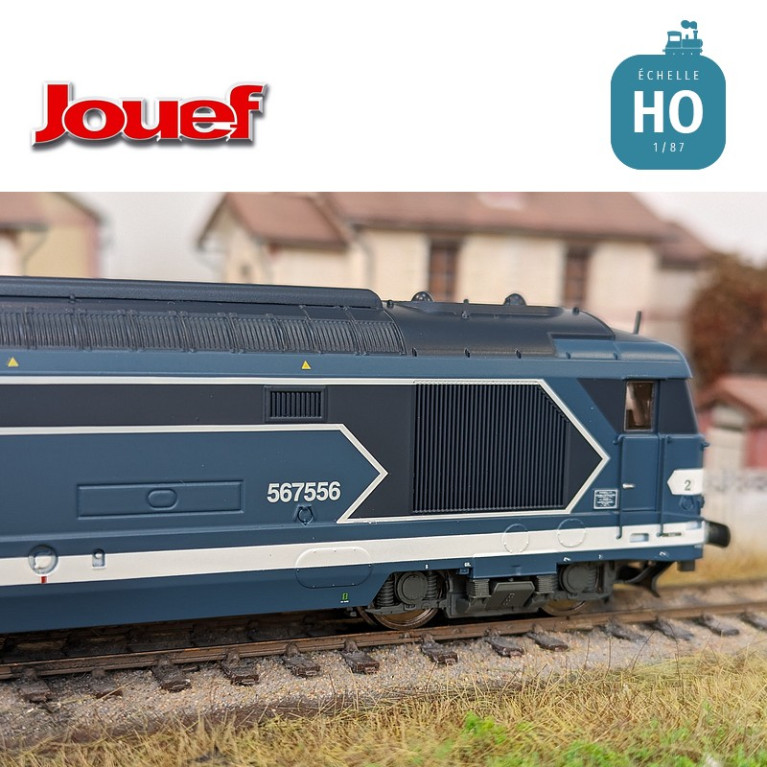 Locomotive diesel BB 567556 logo "Casquette" SNCF Ep V Analogique HO Jouef HJ2446 - Maketis Locomotive diesel BB 567556 logo "Casquette" SNCF Ep V Analogique HO Jouef HJ2446 - Maketis