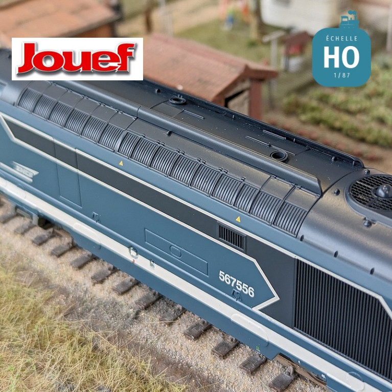 Locomotive diesel BB 567556 logo "Casquette" SNCF Ep V Analogique HO Jouef HJ2446 - Maketis Locomotive diesel BB 567556 logo "Casquette" SNCF Ep V Analogique HO Jouef HJ2446 - Maketis