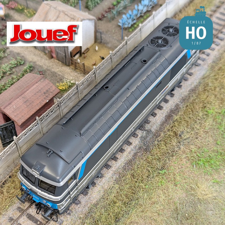 Locomotive diesel BB 167424 livrée "Multiservice" SNCF Ep VI Digital son HO Jouef HJ2447S - Maketis