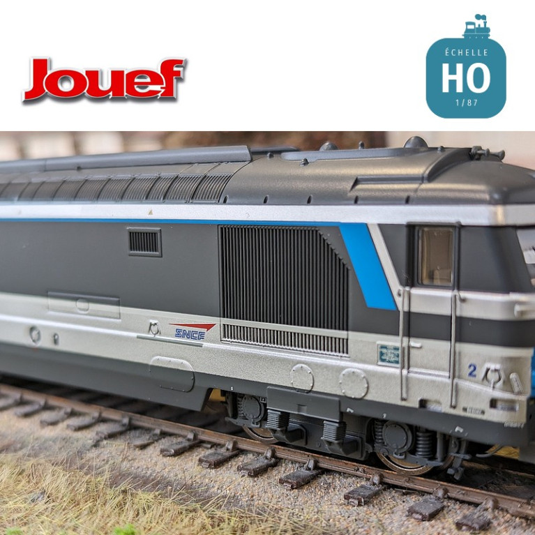 Locomotive diesel BB 167424 livrée "Multiservice" SNCF Ep VI Digital son HO Jouef HJ2447S - Maketis