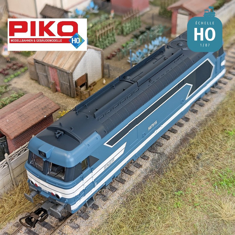 Locomotive diesel BB 67400 SNCF Ep IV/V Analogique HO Piko P95176 - Maketis