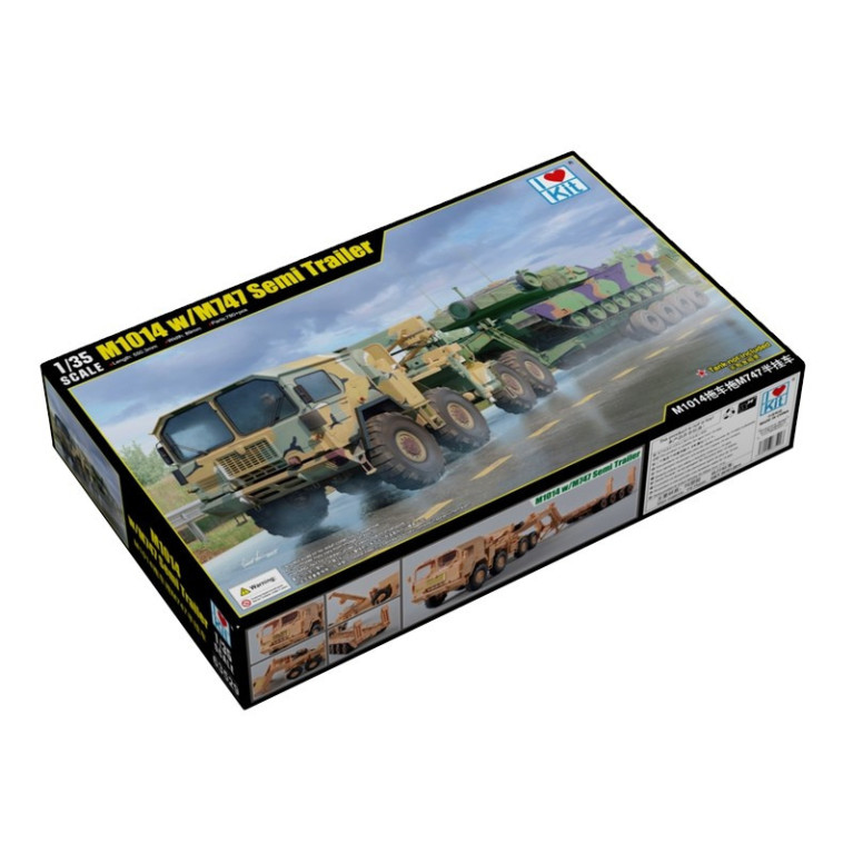 Semi-remorque porte char M1014 w/M747 1/35 Ilovekit 63529 - Maketis Semi-remorque porte char M1014 w/M747 1/35 Ilovekit 63529 - Maketis