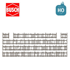 Vieille clôture en bois HO Busch 1011 - Maketis