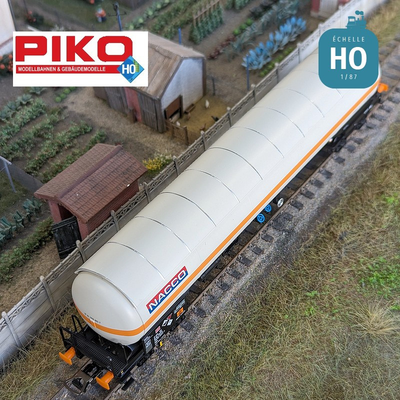 Wagon citerne pour gaz liquéfié NACCO Ep VI HO Piko 24622 - Maketis