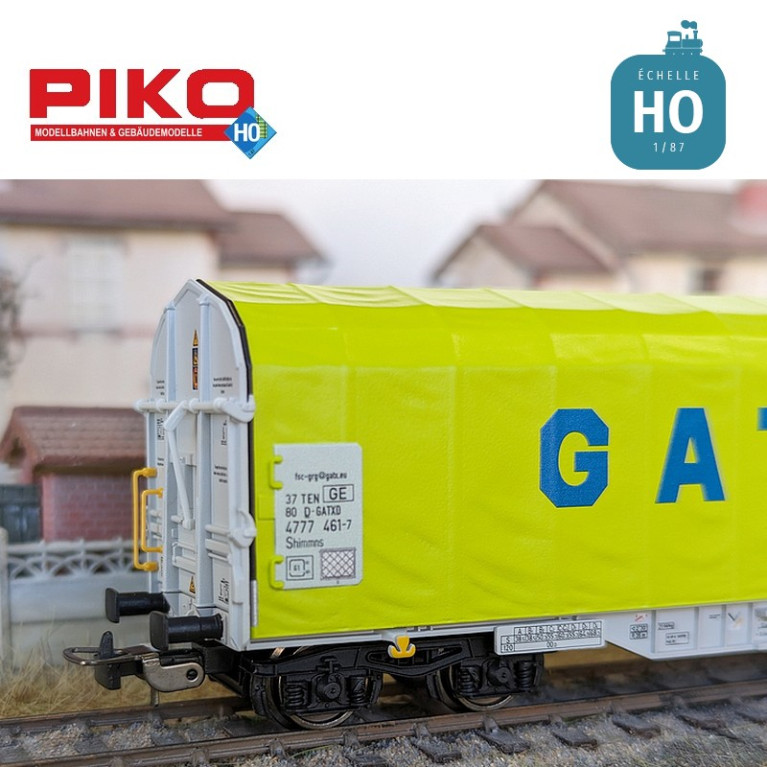 Wagon bâché type Shimmns GATX Ep VI HO Piko 58958 - Maketis