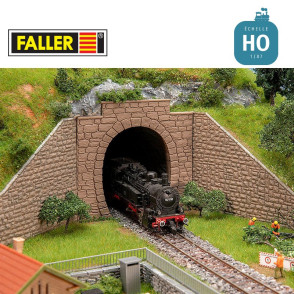 Entrées de tunnel locomotive électrique 1 voie HO Faller 120577